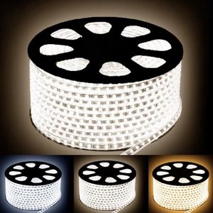 220V LED strip 50M 5050 IP65 60LED / m - Warm wit licht