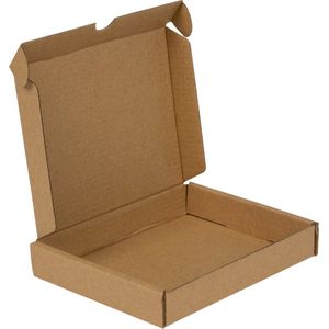 Brievenbusdoosjes 300x215x25mm Bruin - 100 st