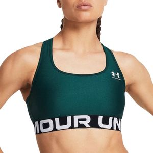 Under Armour HeatGear Mid Branded Sportbeha Vrouwen - Maat M