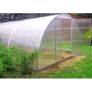 Tuinkas, kas, broeikas, kweekkas, tunnelkas, polycarbonaat 6mm, gegalvaniseerd staal 3,5m*4m*2m