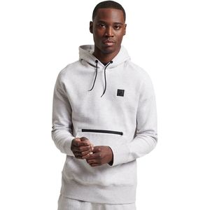 SUPERDRY Code Tech Capuchon Heren - Cadet Grey Marl - L