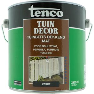 Tenco Tuindecor Zwart Mat 2,5 liter
