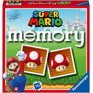 Ravensburger Super Mario Memory - Geheugenspel voor het hele gezin | 2-8 spelers | 72 kaarten