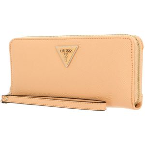 GUESS Portemonnee Laurel Zip Around Wallet Apricot Cream Abrikoos