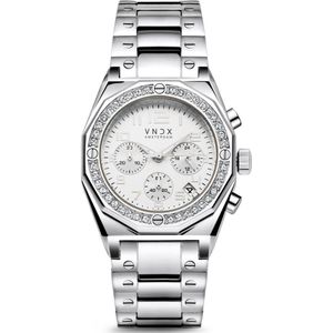 VNDX Amsterdam - Dames horloge - The One Zilver Wit