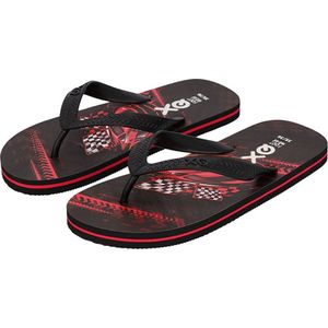 XQ footwear - teenslippers - slippers jongens - racewagen - maat 21/22
