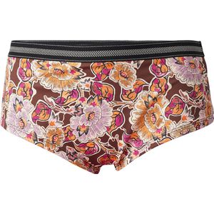 Brunotti Lizzy-Sakai Dames Bikini Broekje - Mix & Match - Bruin, Oranje, Roze - 36