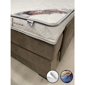 Splittopper Platinum 140x210 - 12 cm dik - Bamboo Hoes - HR55 Koudschuim - Topdekmatras split