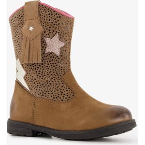 TwoDay leren meisjes cowboy westernboots met - Bruin - Maat 28