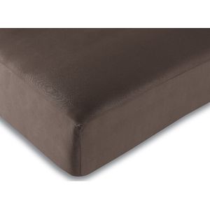 Univers Décor - Hoeslaken alle maten - 100% Katoen/57 draden/cm² - Chocolade - 140 x 190 cm