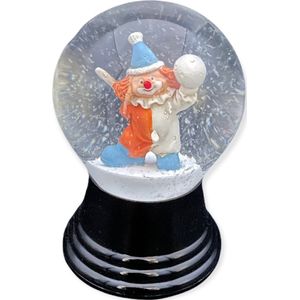 Vienna Original Snow Globe - Sneeuwbol - Clown - Ø8 cm - hoogte 11,5 cm