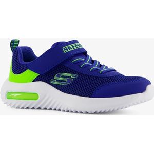 Skechers Bounder Tech kinder sneakers blauw - Maat 31