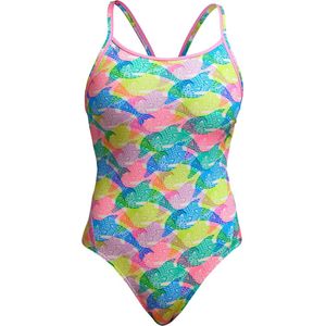 Pastel Porpie Diamond back one piece - Dames | Funkita