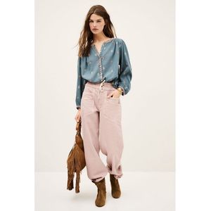BA&SH - Blouse Blauw Ba&sh Daphne Blouse Blauw 1e25daph