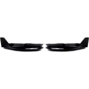 Bumper Splitter Lip Schorten - Voor BMW G80 M3 Sedan (2021-2024) - Glanzend Zwart - MP Stijl - Auto accessoires