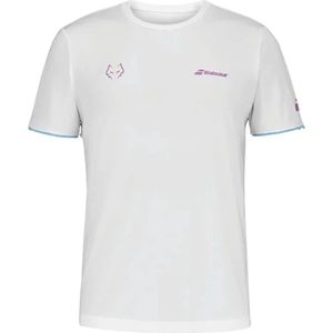 Babolat Padel T-shirt Juan Lebron Wit/Roze