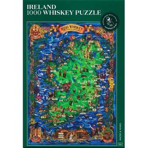 Ireland Whiskey Puzzle 1000 stuks 48 x 68 cm puzzel gemaakt door sommeliers