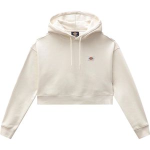 Dickies Oakport Bijgesneden Hoodie Wit L Vrouw