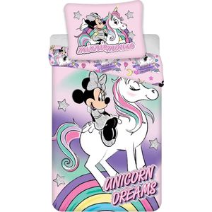 Minnie Mouse Dekbedovertrek Unicorn 140 x 200 cm (50 x 70 cm)