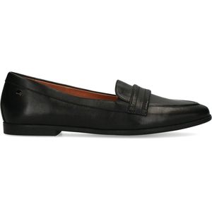 No Stress - Dames - Zwarte leren loafers - Maat 36