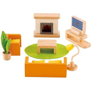 Hape Poppenhuis Woonkamer