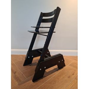 Tripp Trapp Kinderstoel Verhoger voor Kookeiland - Keuken - Bar - 20cm - Jack-Up TT - Black - Hout