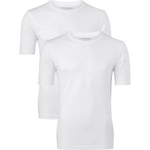 Casa Moda  T-shirts (2-Pack) - O-neck - wit -  Maat XL