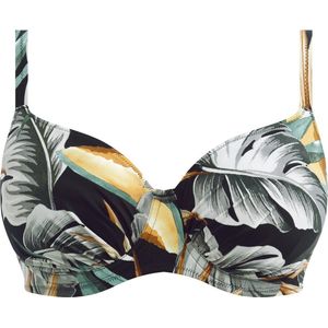 Fantasie Swimwear - UW Gathered Full Cup Bikini Top + Folded Bikini Brief ""Bamboo Grove"" - 95-110G