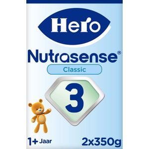 Hero Nutrasense Peutermelk Classic 3 (1+ Jaar) - 1 x 700gr - Met Melkvet - Palmolie Vrij (Voorheen Hero Baby Classic 3)