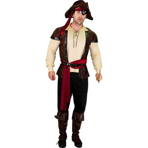 Piraten kostuum heren - Piraten pak - Carnavalskleding - Carnaval kostuum - One size