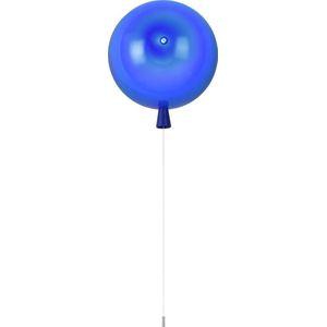 Wandlamp Ballonlamp Blauw Middelgroot inclusief 4W LED lamp - Funnylights