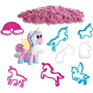 PLAY IT Kinetisch Zand Unicorn 500gram Knutselen Meisjes - Roze - Speelzand - Magisch zand