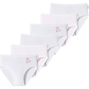 Schiesser Meisjes hipster slip 6 pack Feinripp Organic Cotton