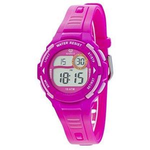 Marea B25133/2 digitaal horloge 34 mm 100 meter roze