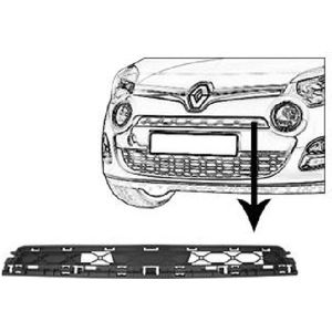 Renault Twingo, 2012 - 2014 - grille, boven
