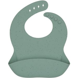 Kikkaboo Slabbertje - Platina Siliconen - Groen