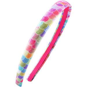 Kinder Diadeem - Zeemeermin | Plastic / Glitter | 12,5 x 1,5 cm | Fashion Favorite