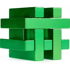 Breinbreker 3D-puzzel (level 2) - Groen (junior, 6 jaar+) - 9x6 cm