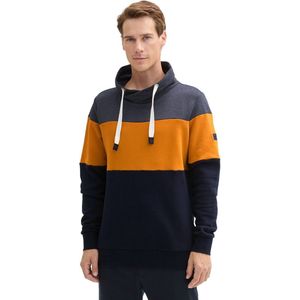 Tom Tailor Heren Sweatshirt CUTLINE regular fit Veelkleurig L Volwassenen