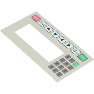 Toetsenbord Kunststof 12V DC voor MD204 - Membraantoetsenbord schakelaars .