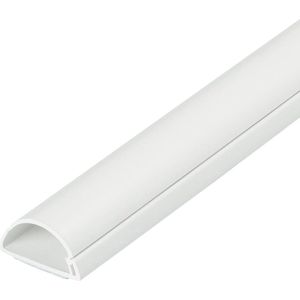 Mini zelfklevende kabelgoot - kabelmanagement - 1 stuk - wit - 30 mm x 15 mm