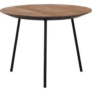 DTP Home Coffee table Jupiter medium NATURAL,37xØ50 cm, recycled teakwood