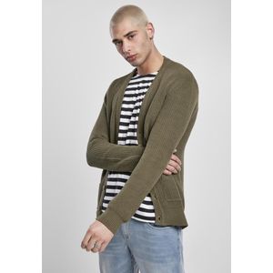 Urban Classics - Boxy Cardigan olive Cardigan - S - Groen