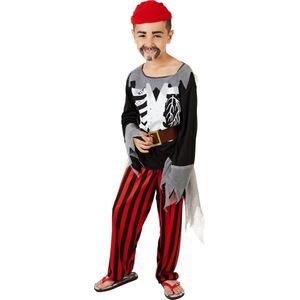 dressforfun - Jongenskostuum Piraat 140 (10-12y) - verkleedkleding kostuum halloween verkleden feestkleding carnavalskleding carnaval feestkledij partykleding - 300159
