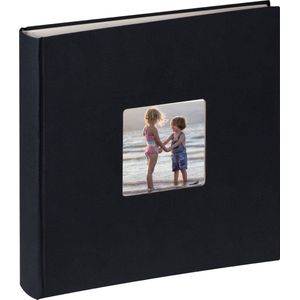 SecaDesign Fotoalbum Vita zwart - 30x30 - 100 pagina’s - Fotoboek plakboek