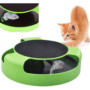 Kattenspeelgoed - Bewegende Muis - Groen - Interactief