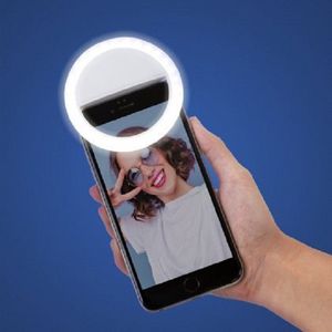 Selfie Ring Fill light + Universele houder live show geschikt voor smartphone JC-01kleur wit
