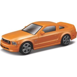Ford Mustang GT (Oranje) (10 cm) 1/43 Bburago {Modelauto - Schaalmodel - Miniatuurauto - Speelgoed}