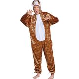 Boland - Kostuum Tijger pluche (max. 1.65 m) - Kinderen - Tijger - Onesie - Jungle