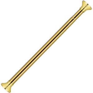 Gouden Uitschuifbare Douchestang 66–118 cm – Verstelbare Douchegordijnstang – Roestvrij RVS – Luxe Badkameraccessoire – Zonder Boren
